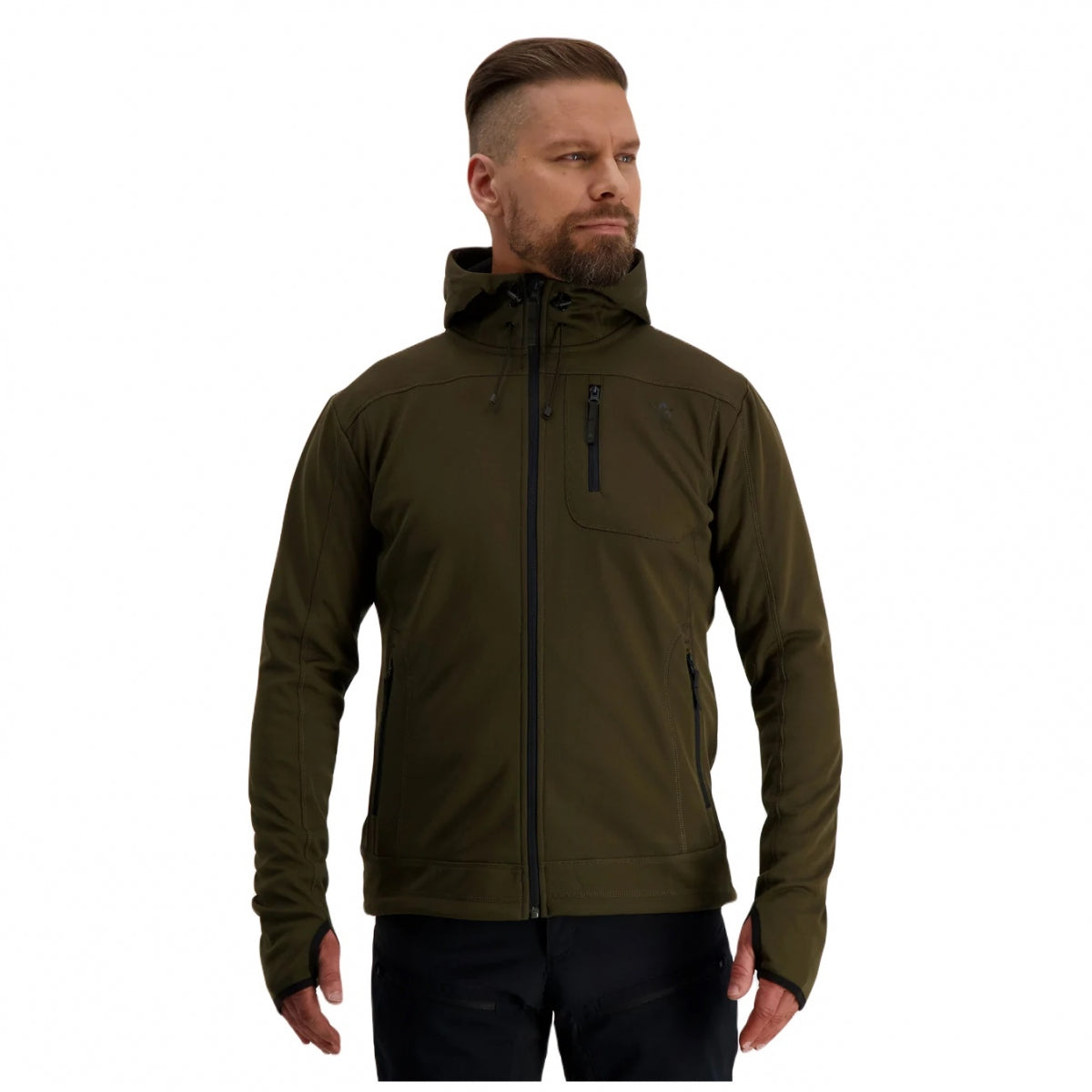 Jaka ar kapuci Alaska Sniper Moss brūna