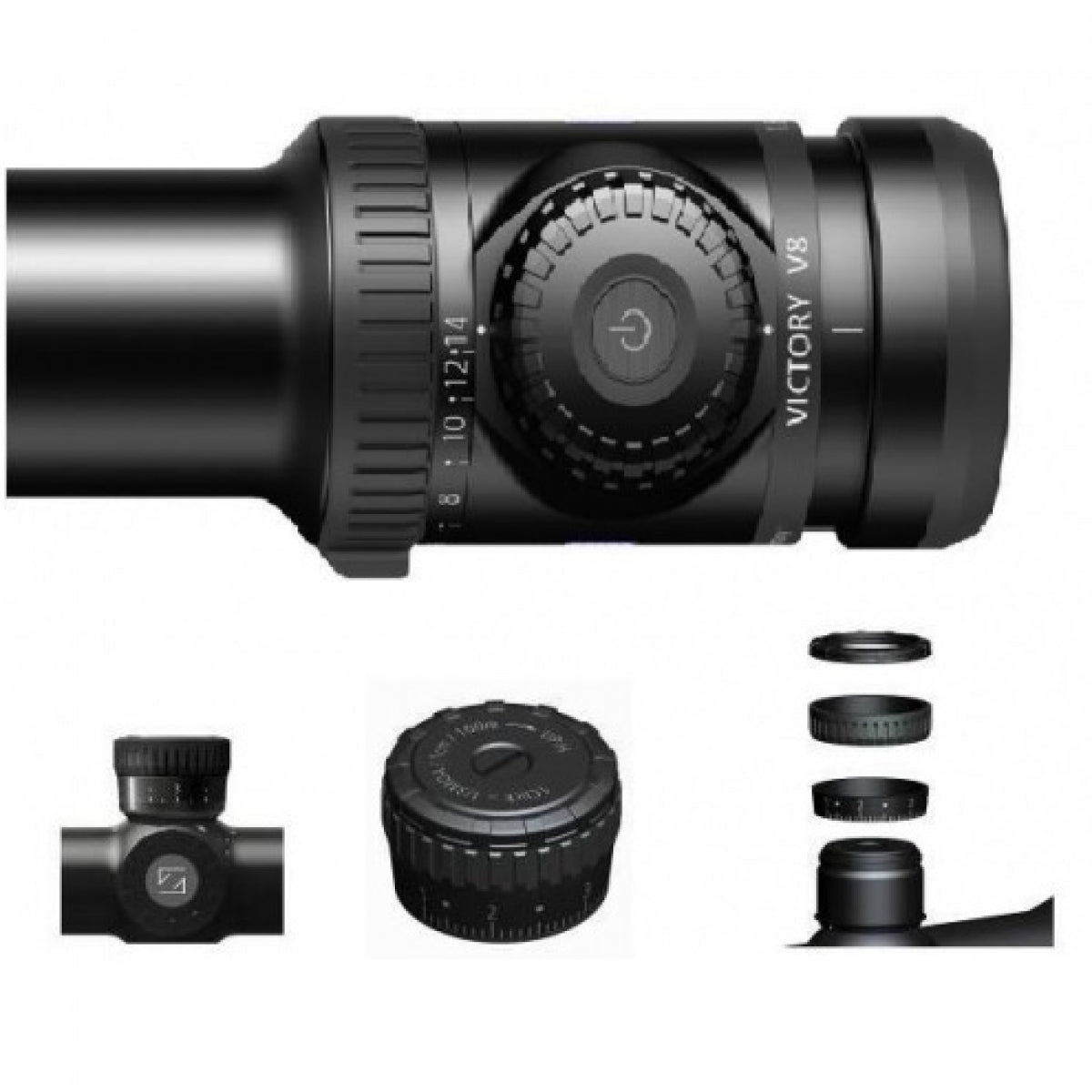 Optiskais tēmelis Zeiss VICTORY V8 2.8-20x56 M 60 ASV H