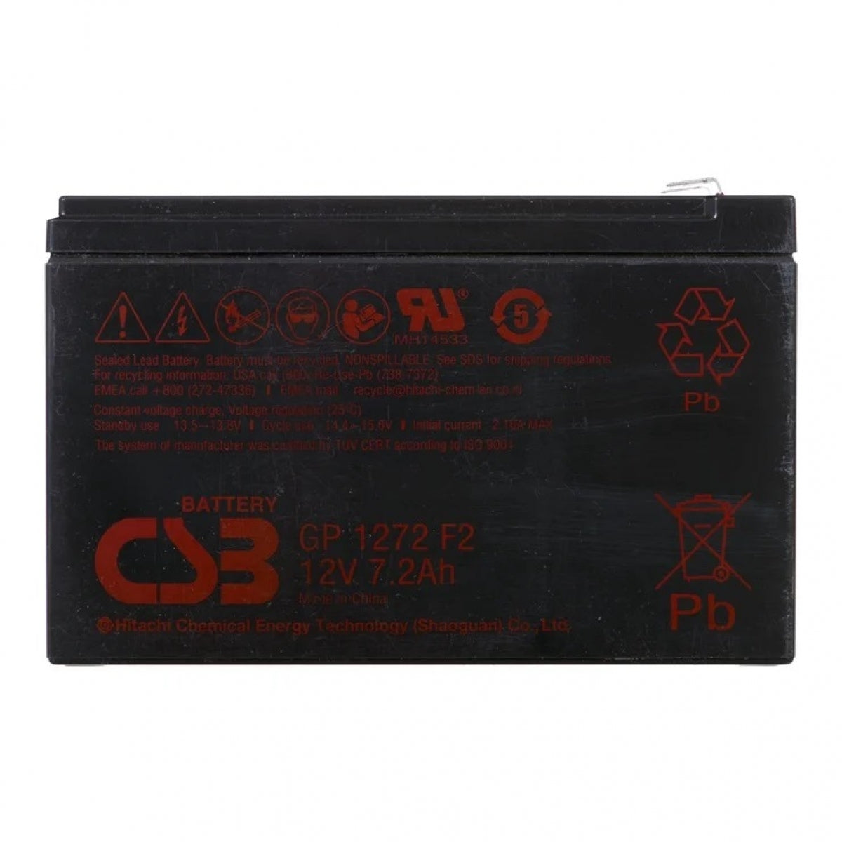 Baterija CSB 12V 7.2Ah Pb