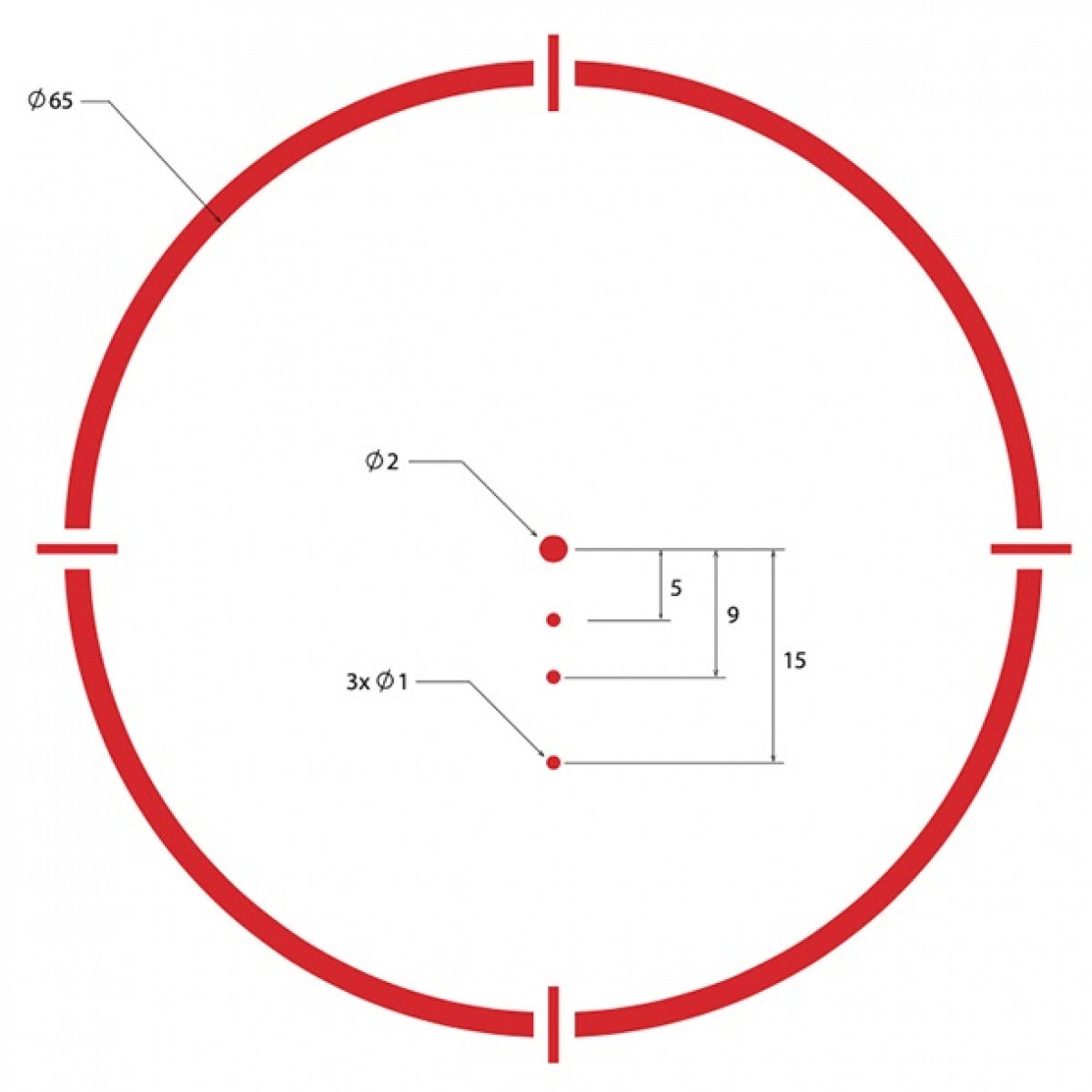 Sarkanā punkta tēmeklis Sig Sauer ROMEO8T 1X38