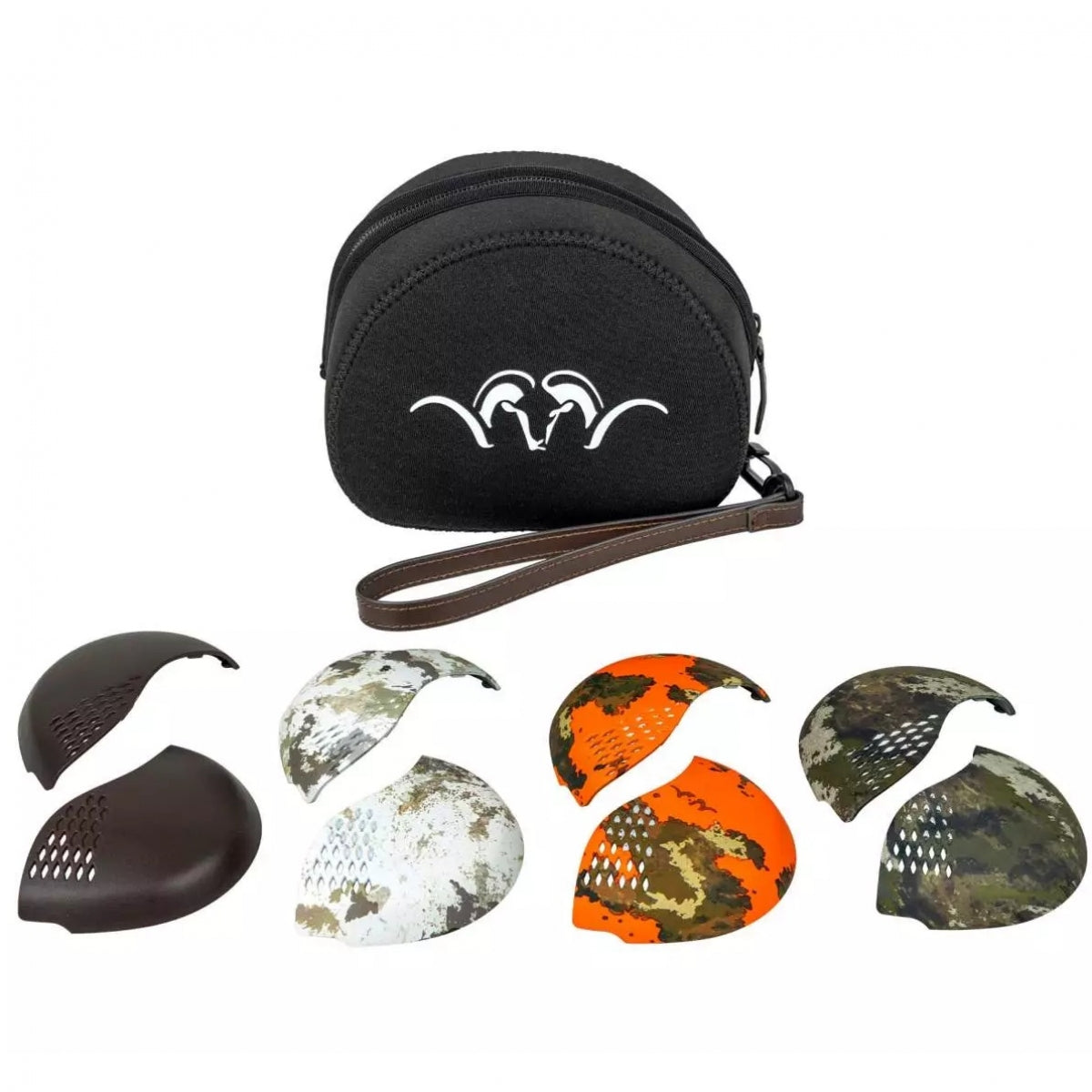 Austiņas Blaser, Tumši brūnas