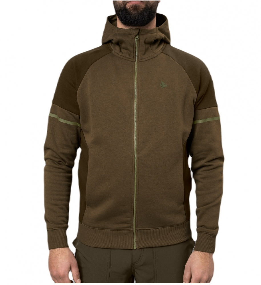 Džemperis Seeland Cross w/zip, Tumši olīvu