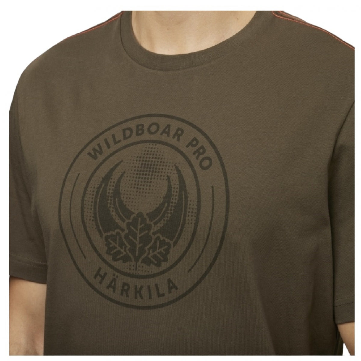 T-krekls Harkila Wildboar Pro S/S 2 gab., Vītolu zaļš/Oranžs