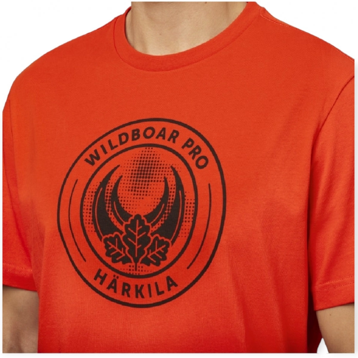 T-krekls Harkila Wildboar Pro S/S 2 gab., Vītolu zaļš/Oranžs