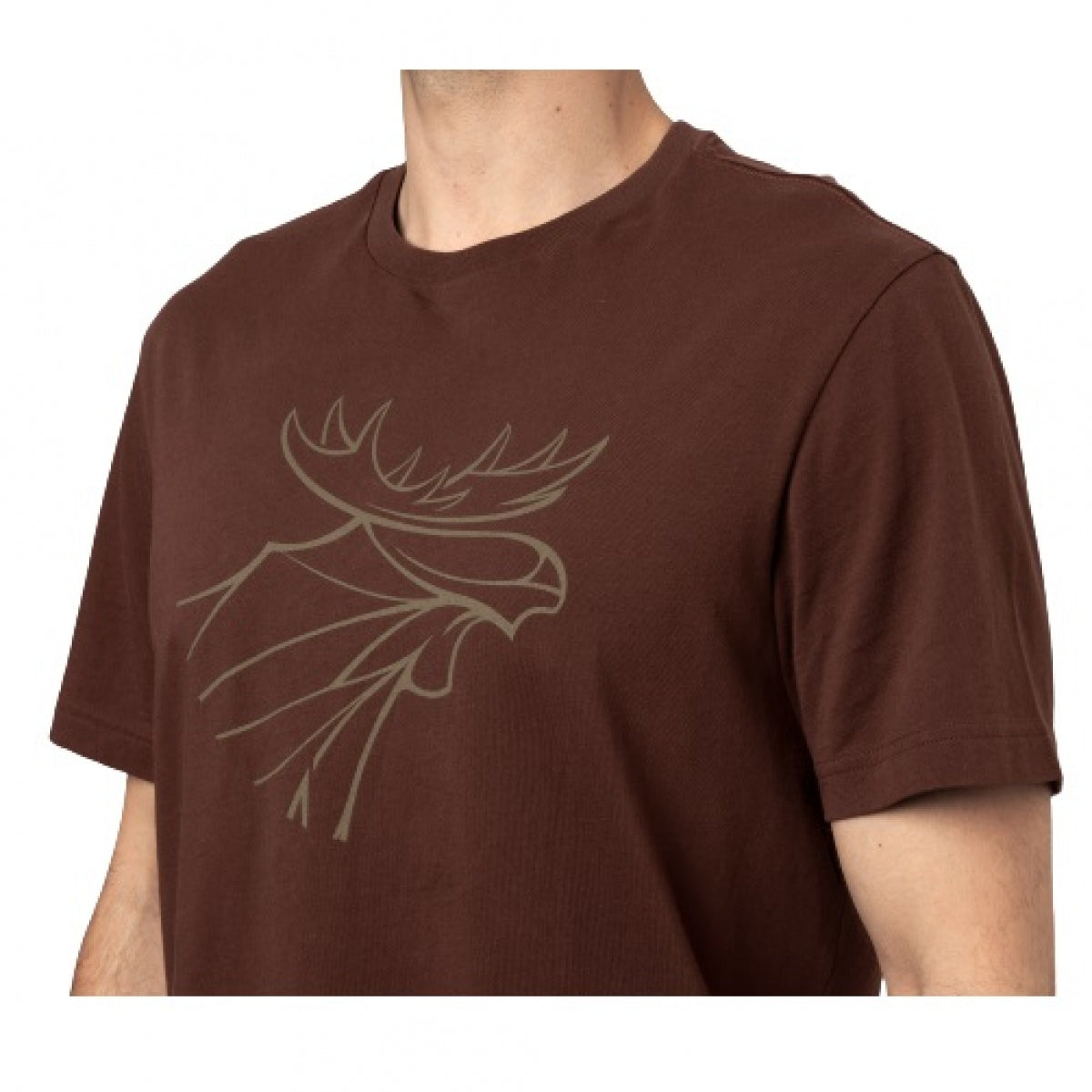 Krekls Harkila Graphic 2 gab., Vītolu zaļš/Burgundija