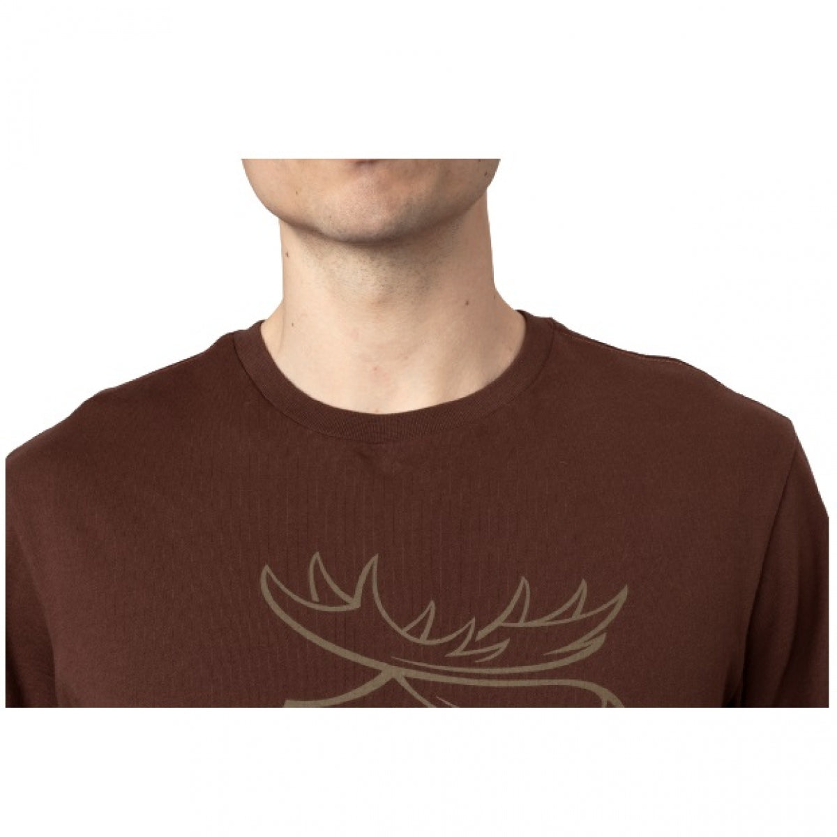 Krekls Harkila Graphic 2 gab., Vītolu zaļš/Burgundija