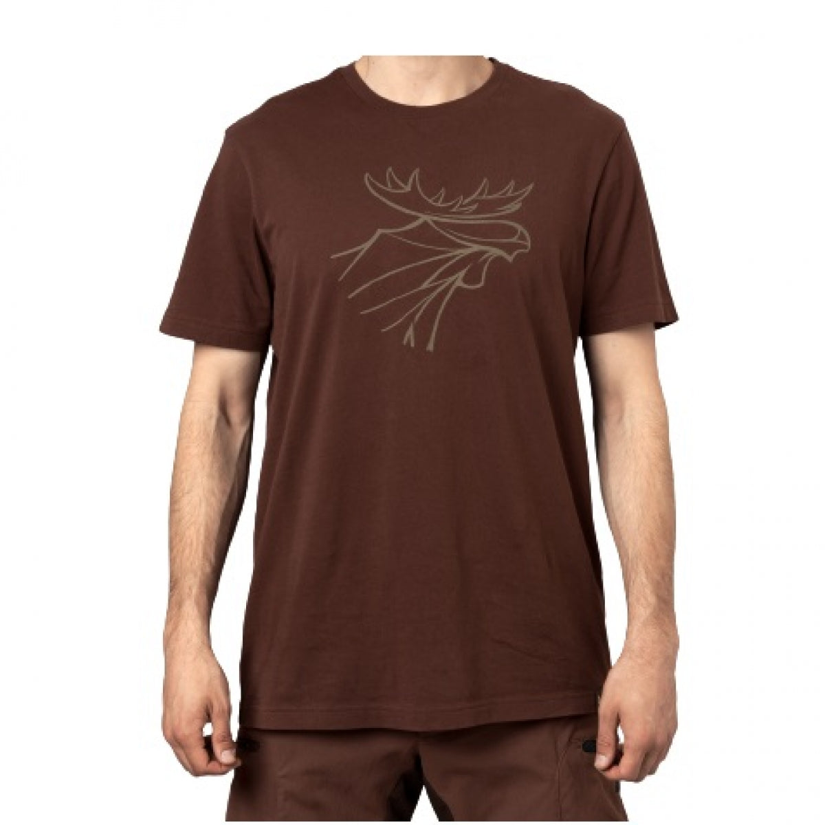 Krekls Harkila Graphic 2 gab., Vītolu zaļš/Burgundija