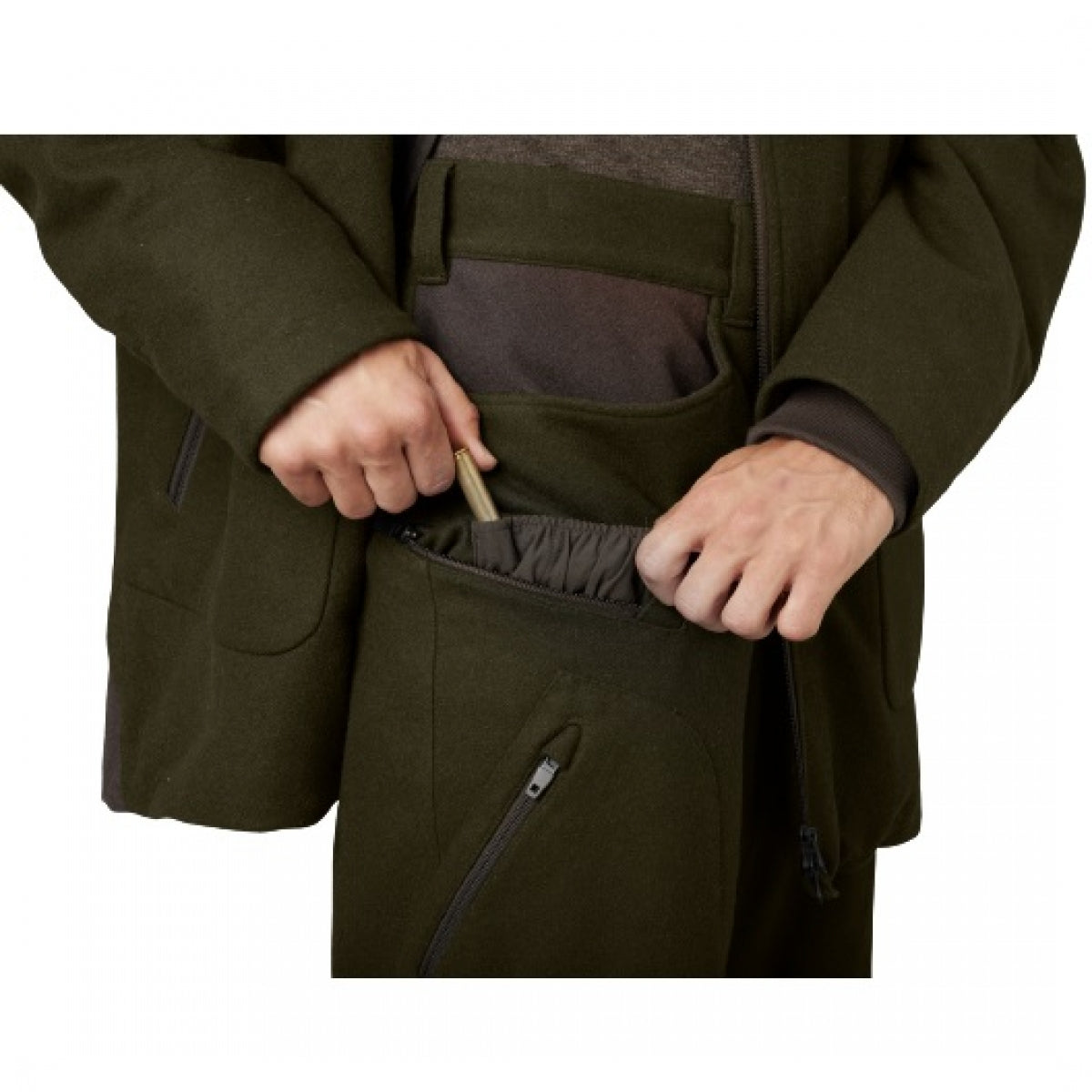 Trousers HARKILA Metso Winter Willow green/Shadow brown