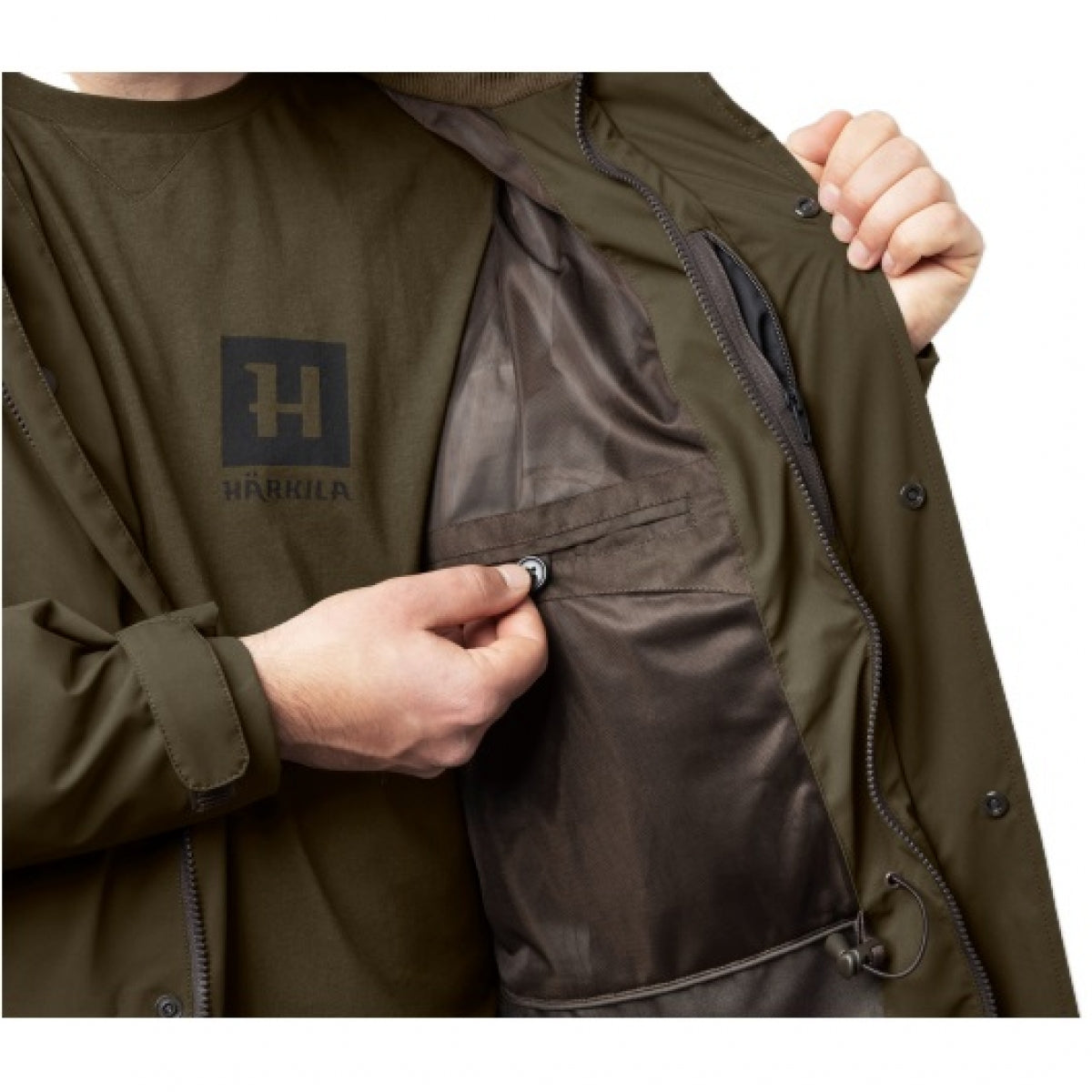 Jacket HARKILA Orton Tech HWS, Willow green