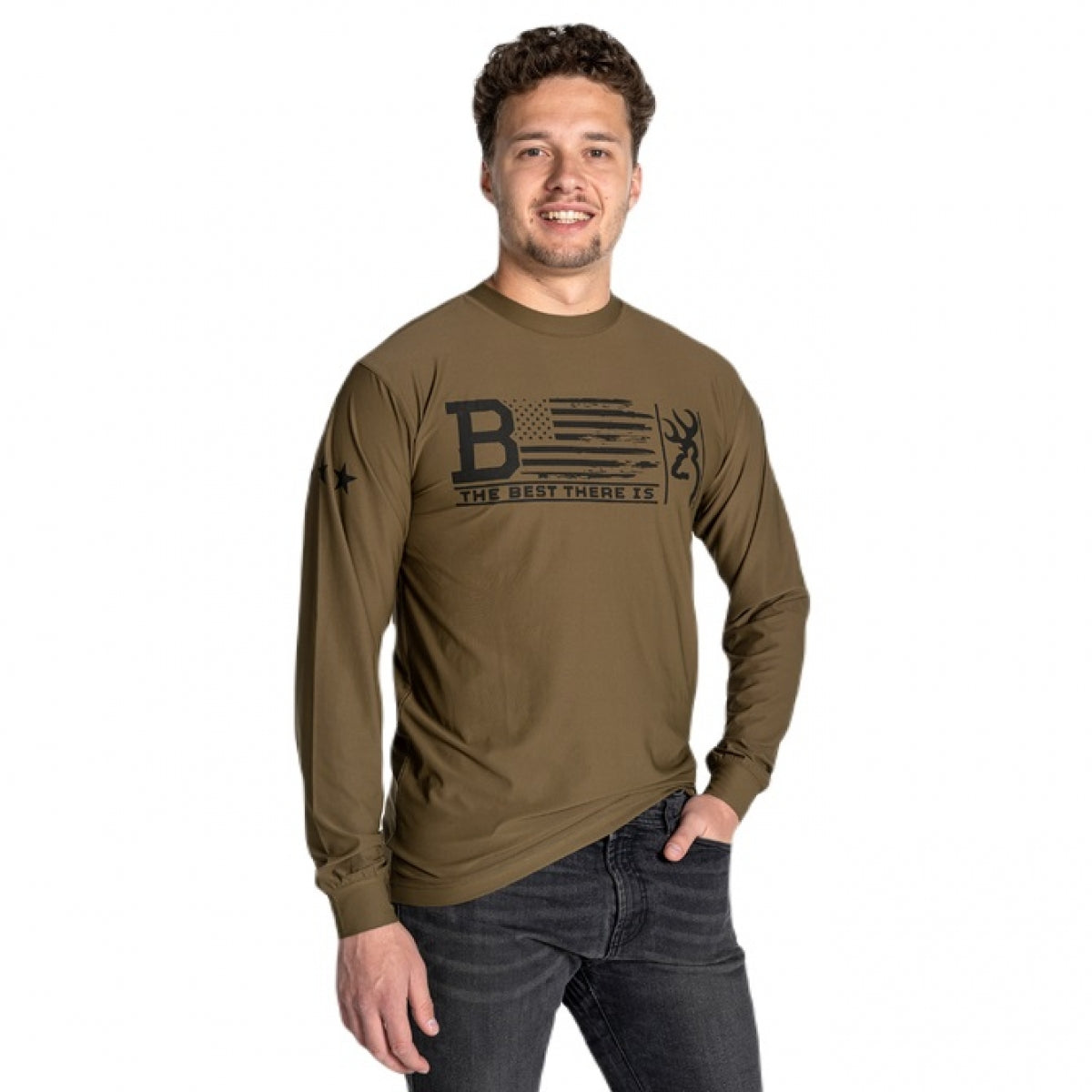 T-shirt BROWNING Teamspirit, military green
