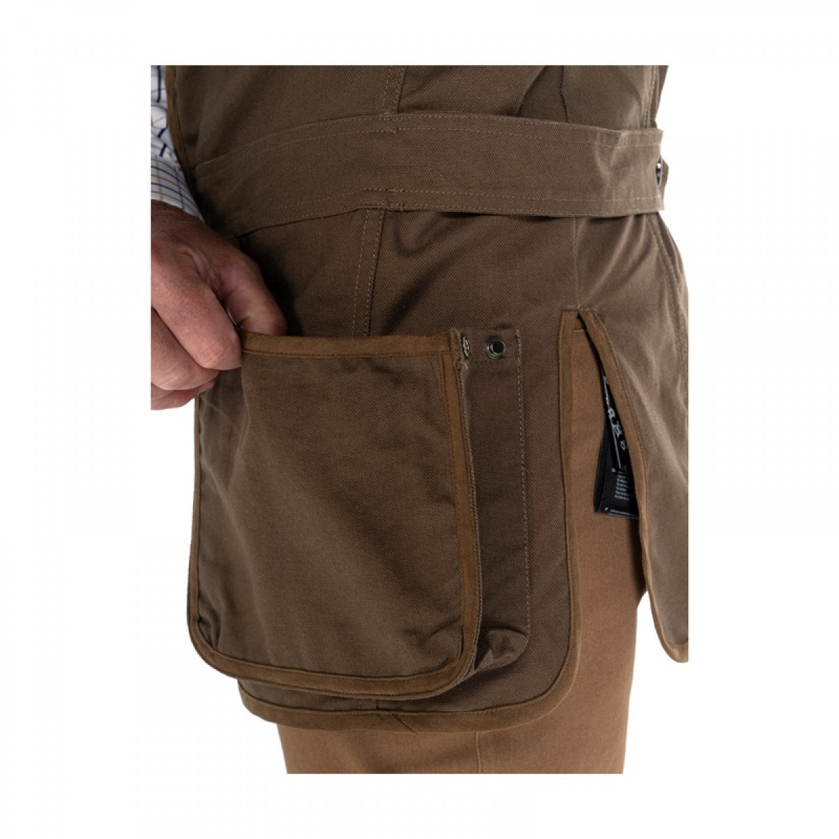 Shooting vest BROWNING ELITE, dark brown