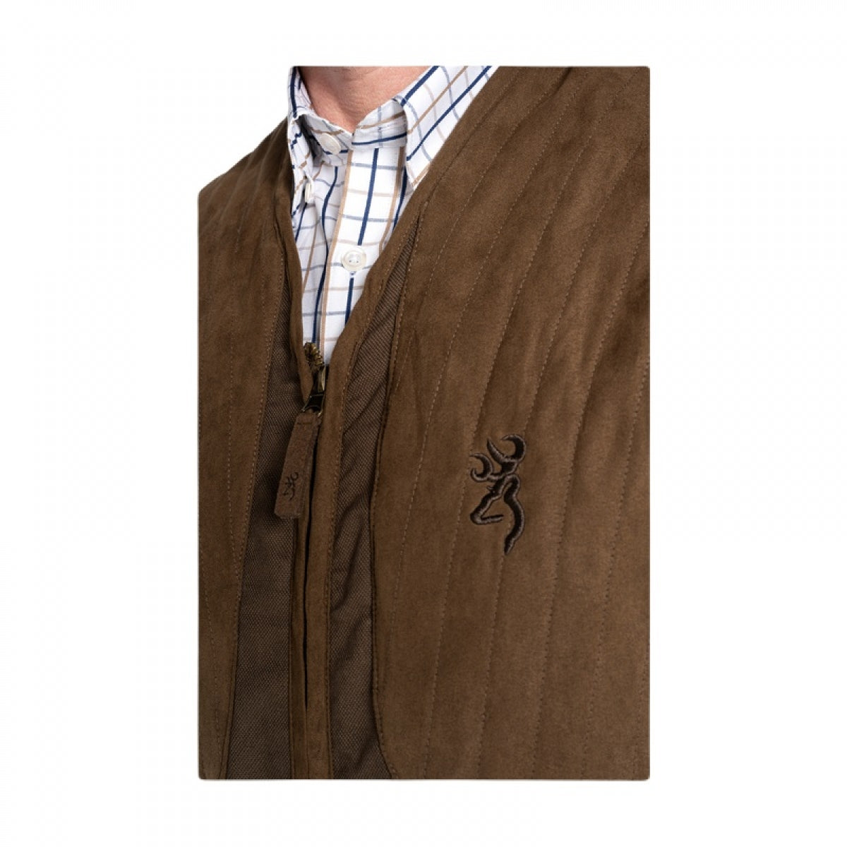Shooting vest BROWNING ELITE, dark brown