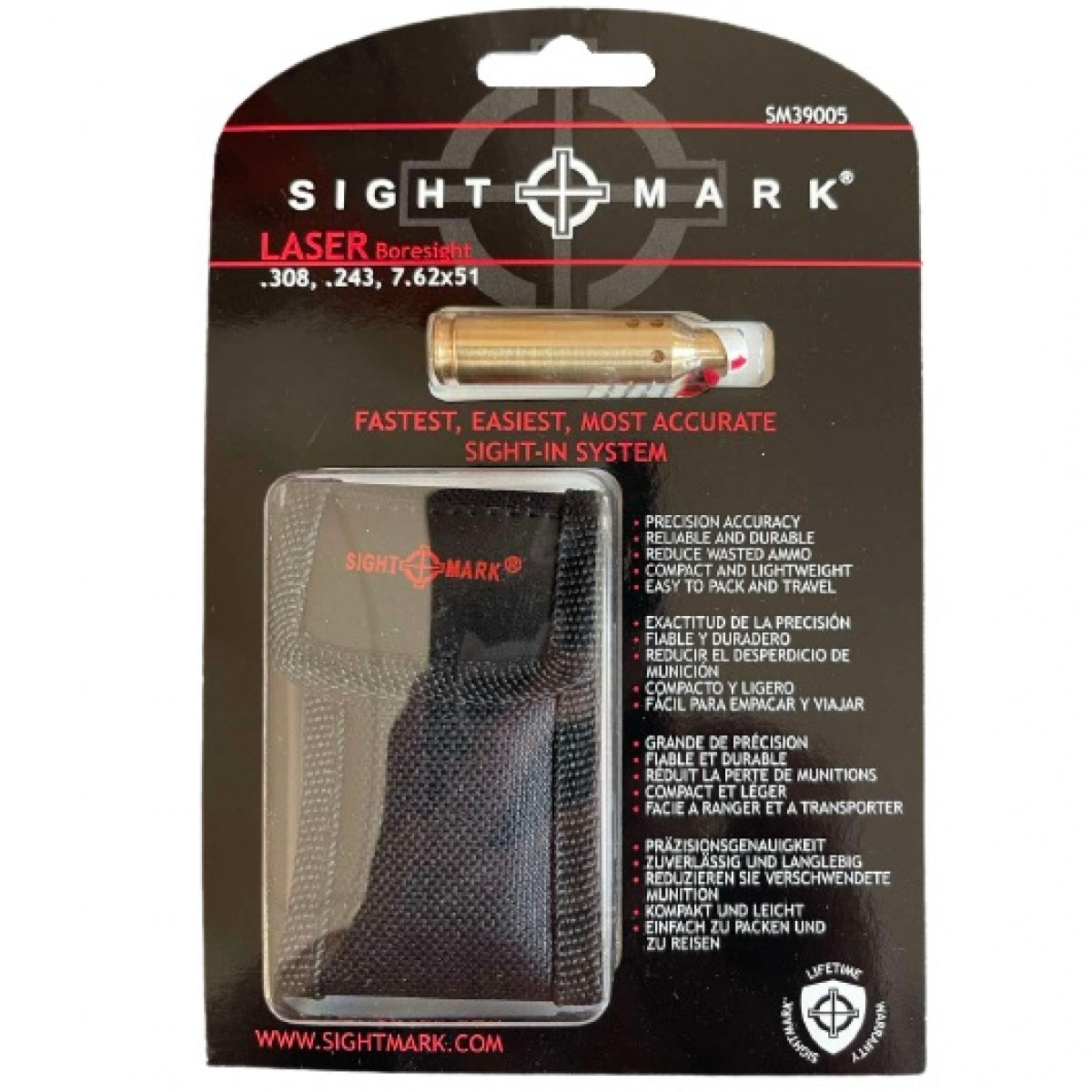 Lazer Sightmark Boresight ,243, .308, 7.62X54 SM39005