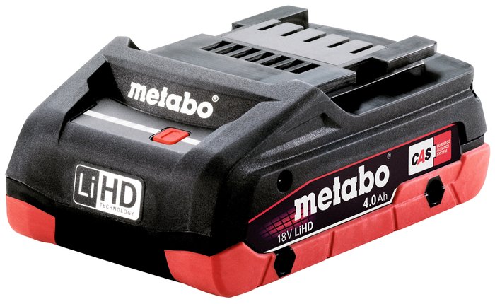 Metabo LiHD 18 V 4.0 Ah Rechargeable Battery