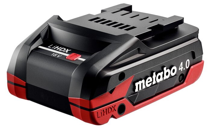 Metabo LiHDX 18V, 4.0 Ah Rechargeable Battery