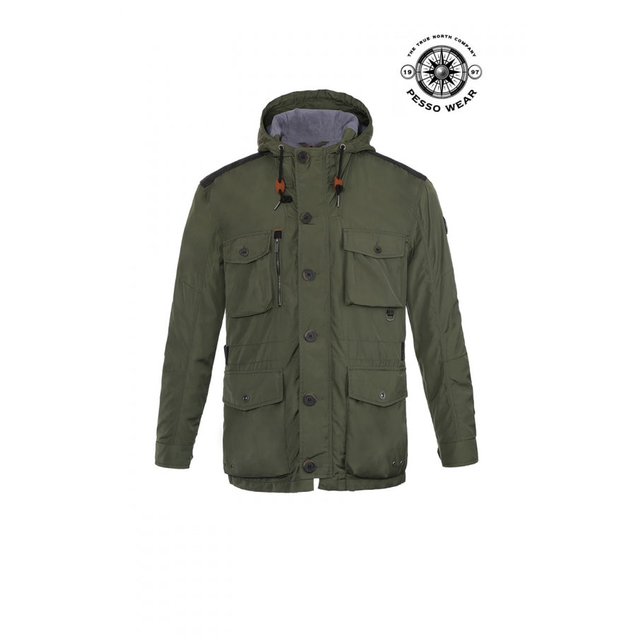 Viegla vīriešu jaka Jacket Pesso Milano, Khaki