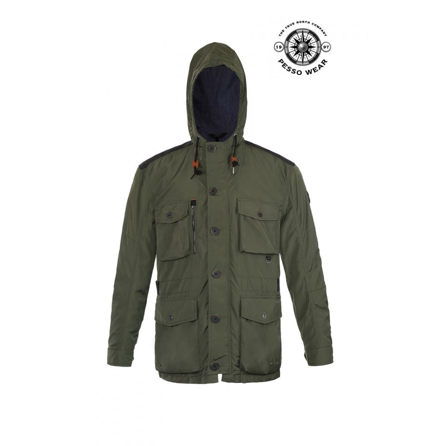 Viegla vīriešu jaka Jacket Pesso Milano, Khaki