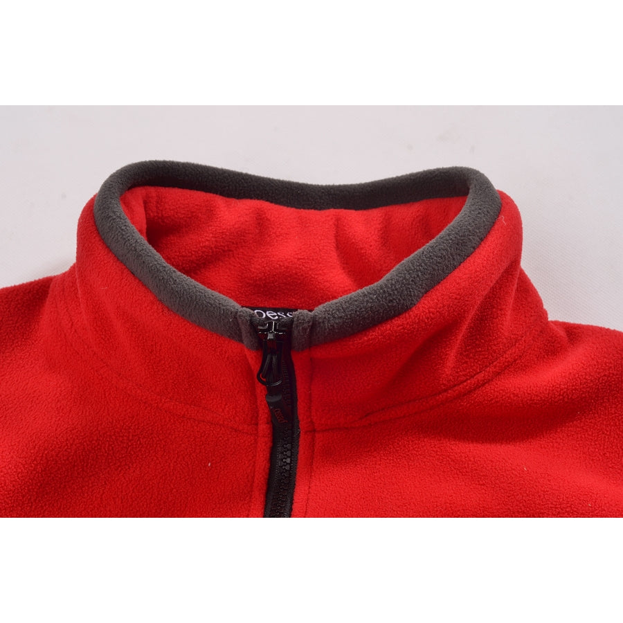 Silts flīsa džemperis Pesso, Sarkans