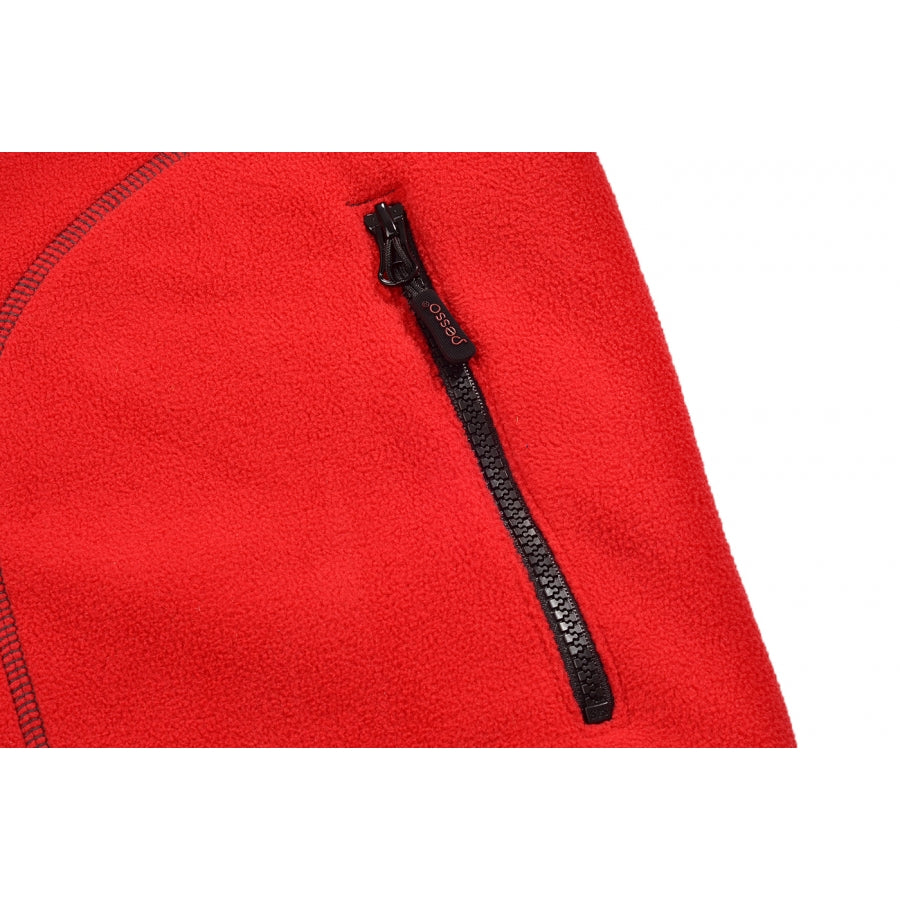 Silts flīsa džemperis Pesso, Sarkans