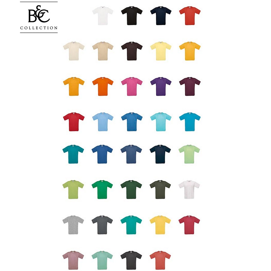 T-krekls ar īsām piedurknēm B&C Exact 190, Sarkans