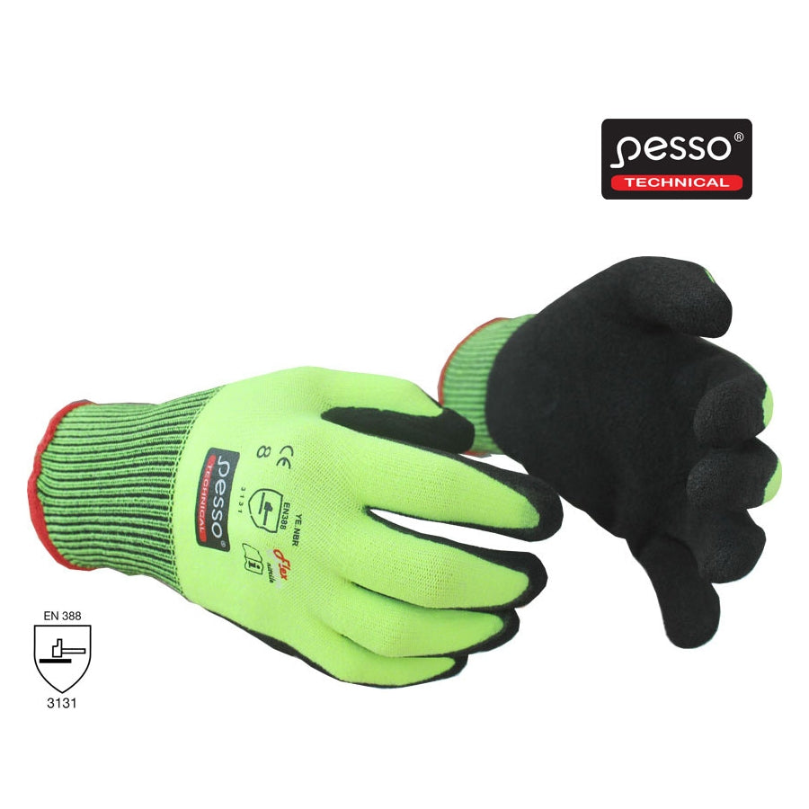 Darba cimdi Pesso NBR in nitrile