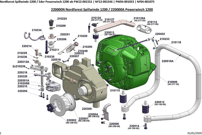 M6 x 12 Screw for Capstan Winches 400 and 1200