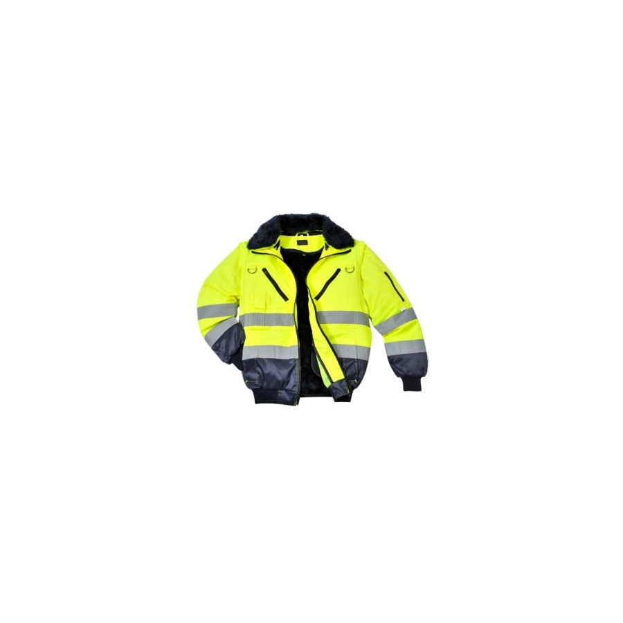 Augstas redzamības jaka Pesso Pilot HI-VIS, Dzeltena