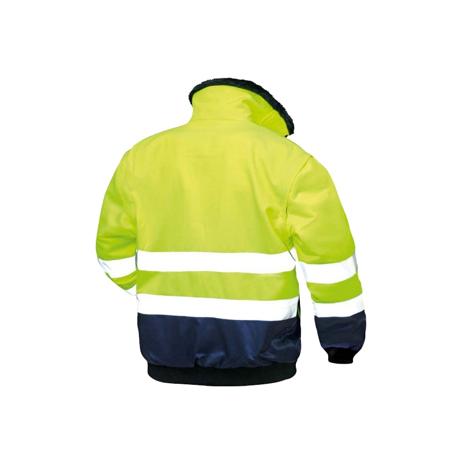 Augstas redzamības jaka Pesso Pilot HI-VIS, Dzeltena
