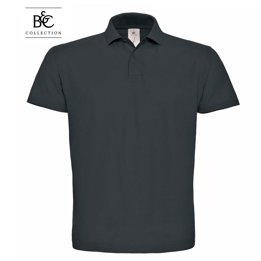 Polo T-krekls ar īsām piedurknēm B&C ID.001, Anthracite