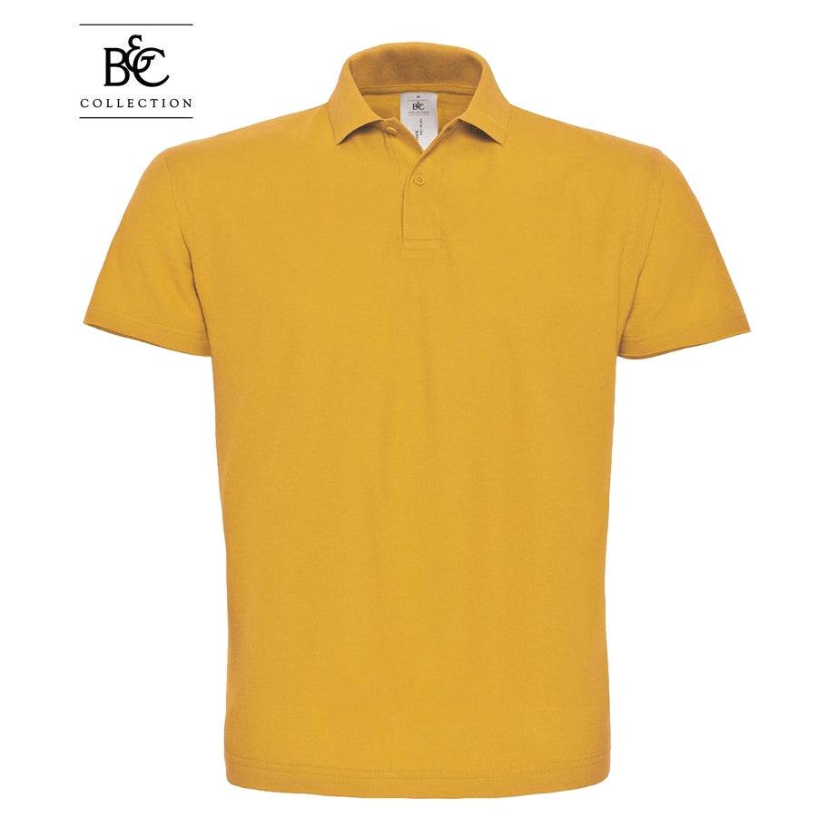 Polo T-krekls ar īsām piedurknēm B&C ID.001, Zelta