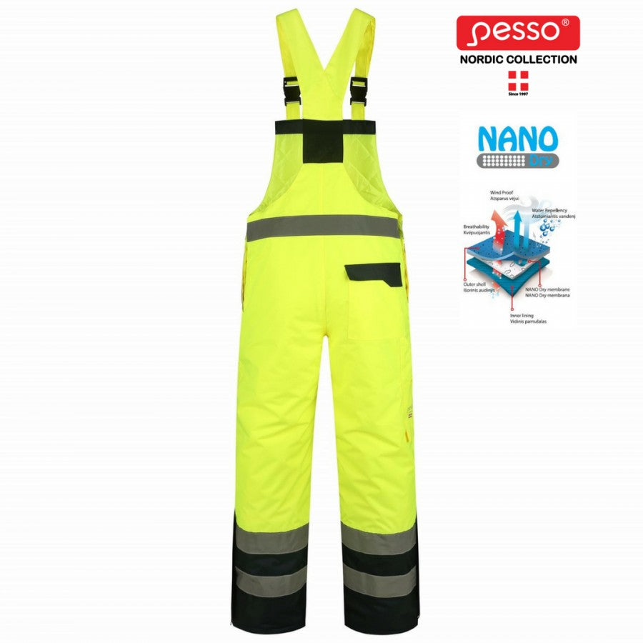 Ūdens atgrūdošs puskombinezons Pesso Winnipeg Hi-Vis