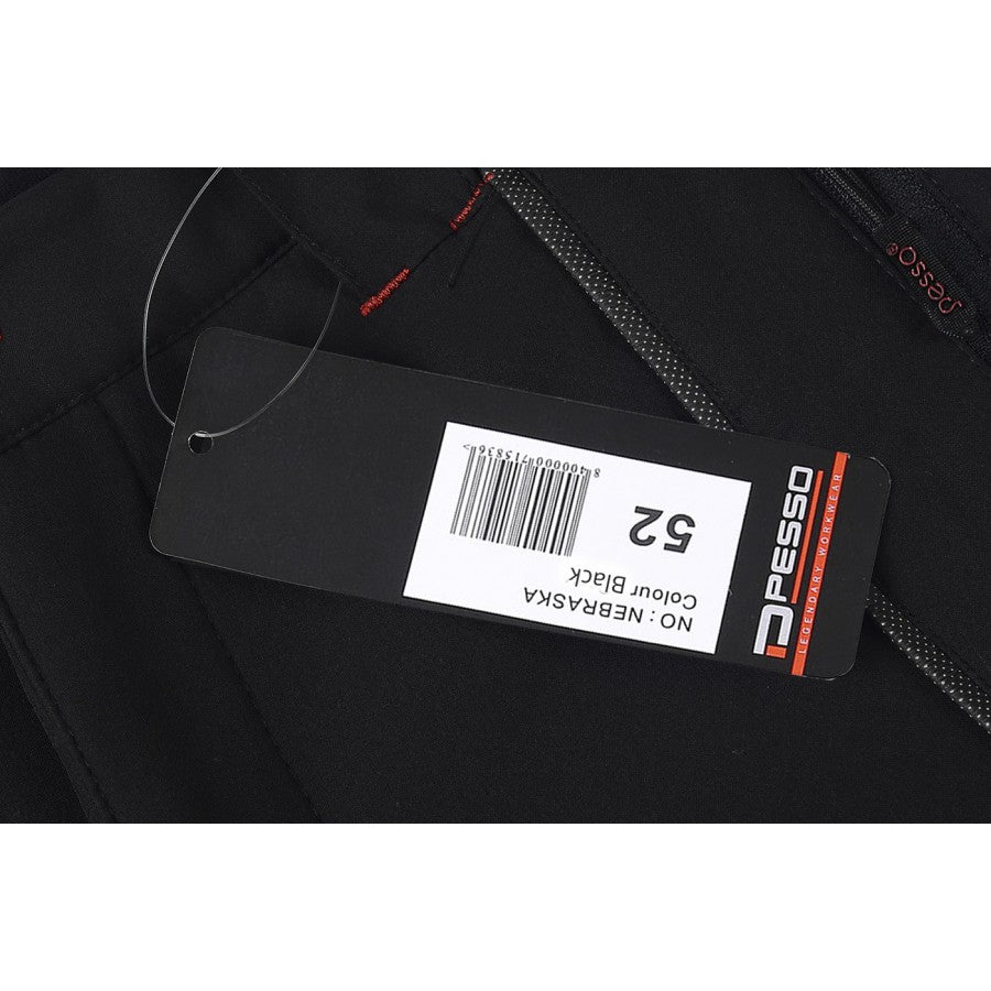 Bikses Softshell Pesso Nebraska, Melnas