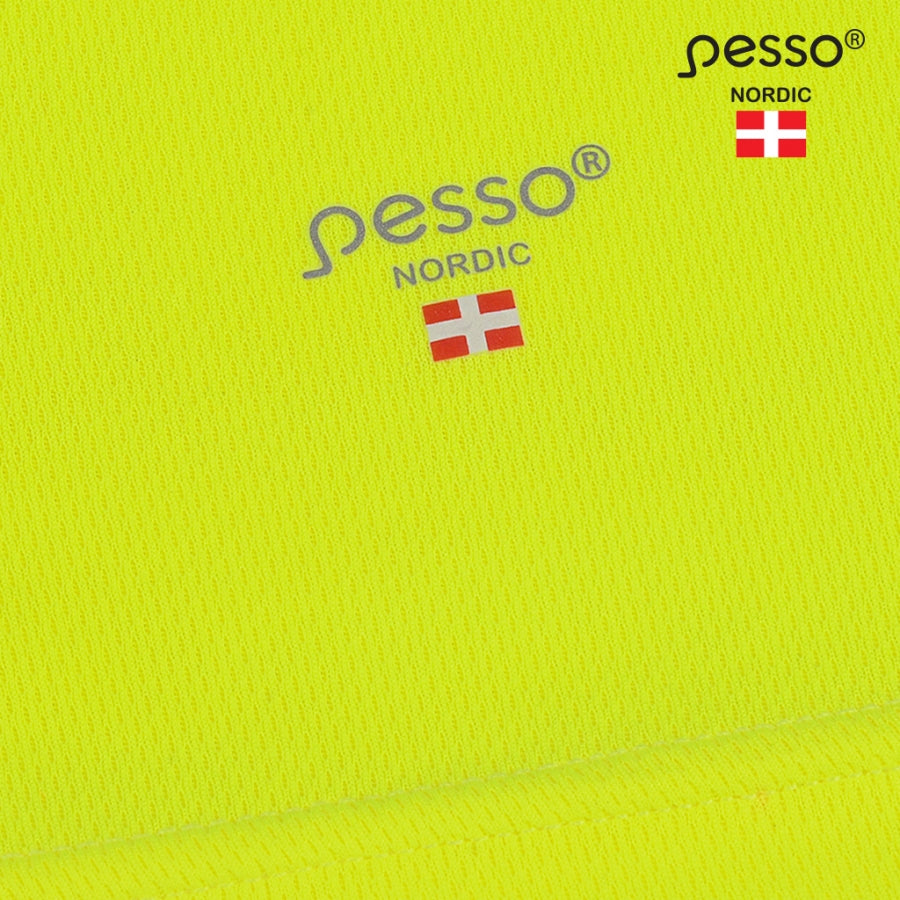 T-krekls High Visibility Pesso HVM, Dzeltens