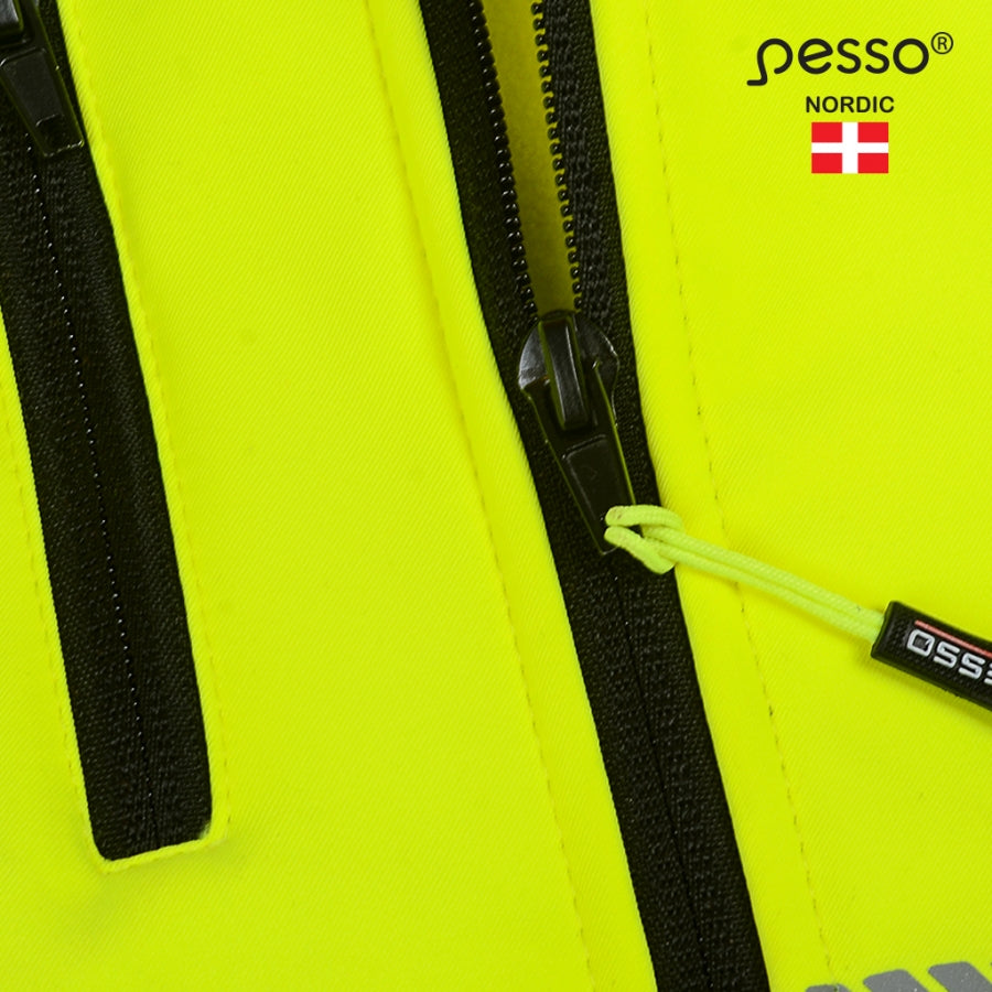 Jaka Softshell Pesso Calgary HI-VIS, Dzeltena