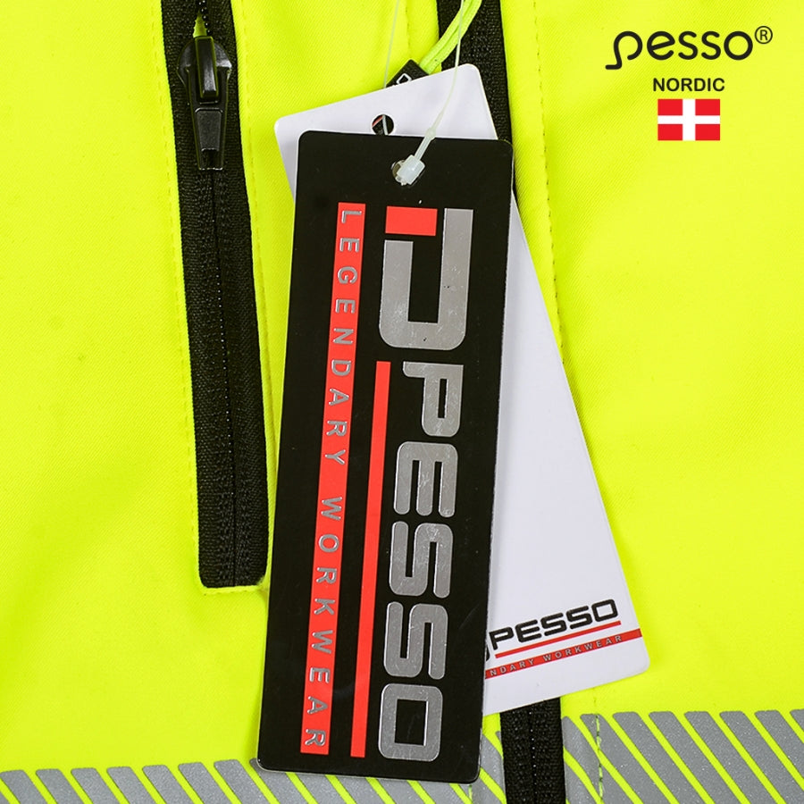 Jaka Softshell Pesso Calgary HI-VIS, Dzeltena