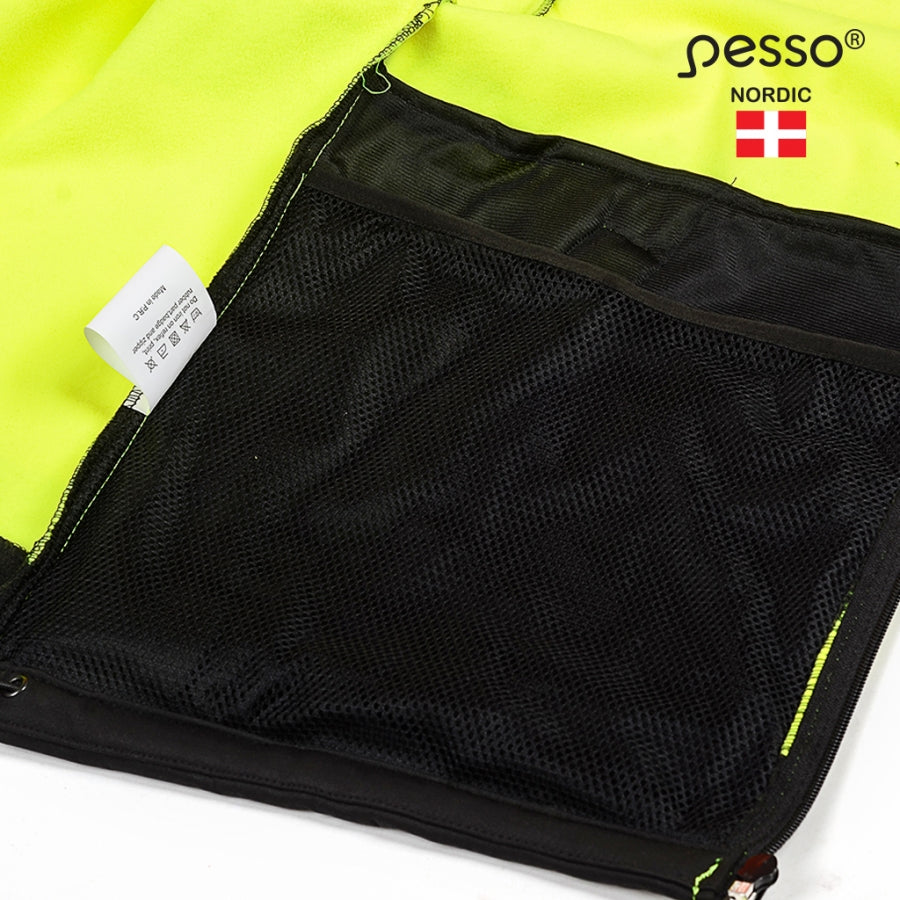 Jaka Softshell Pesso Calgary HI-VIS, Dzeltena