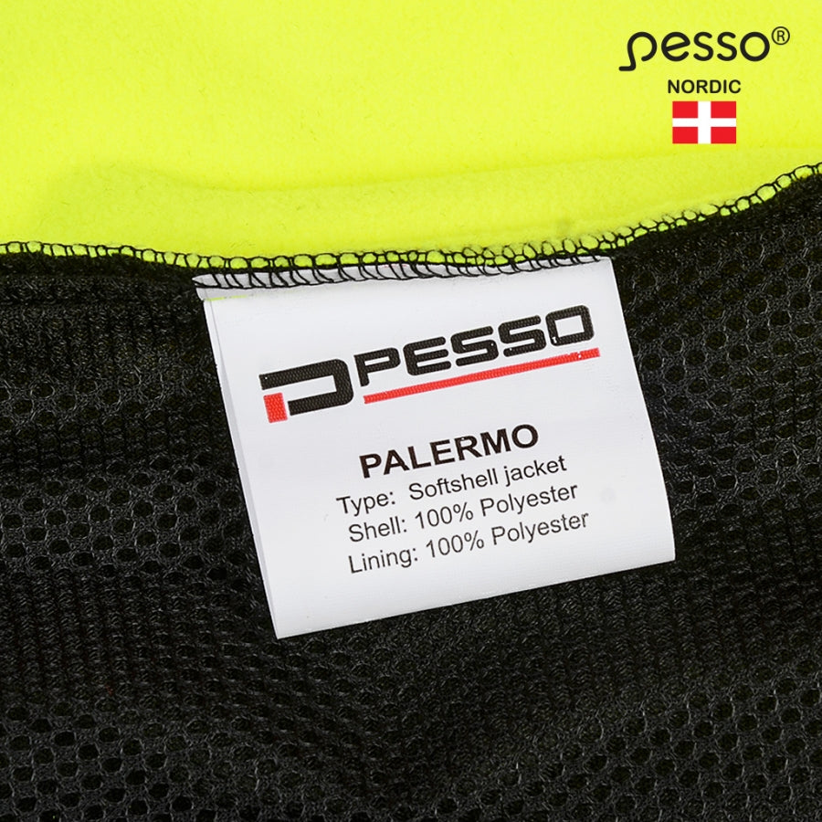Jaka Softshell Pesso Calgary HI-VIS, Dzeltena
