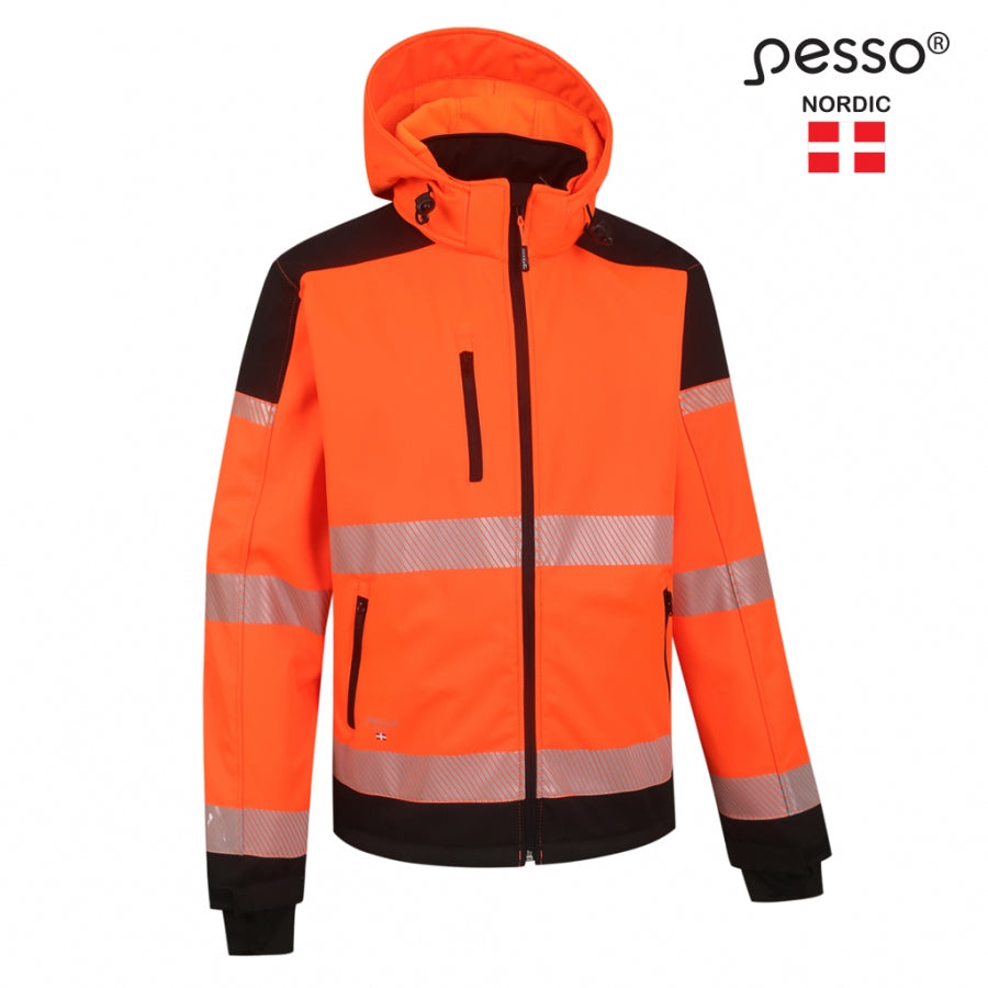 Jaka Softshell Pesso Calgary HI-VIS, Oranža