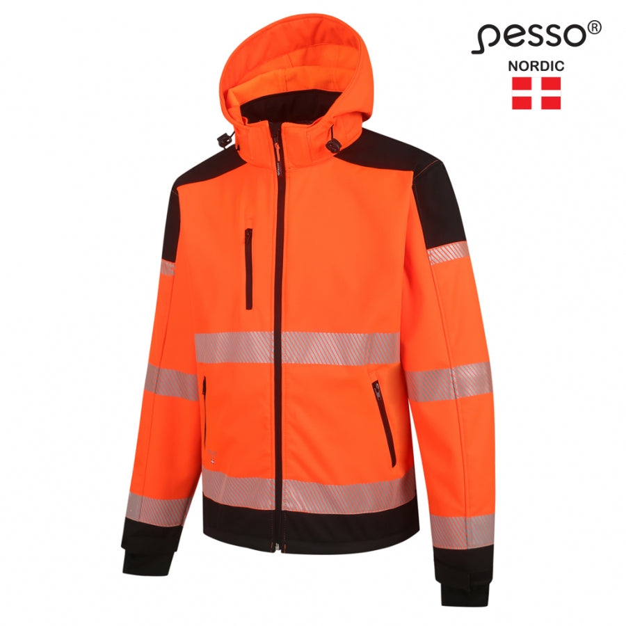 Jaka Softshell Pesso Calgary HI-VIS, Oranža
