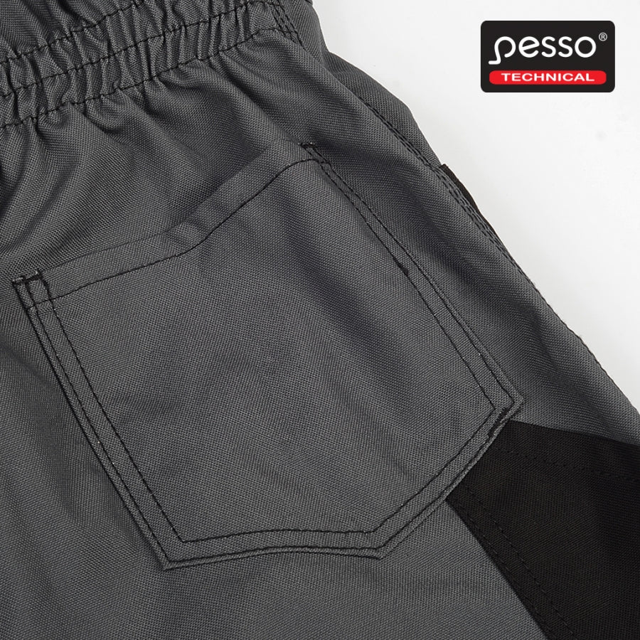 Darba apģērba puskombinezons Pesso Canvas, Pelēks