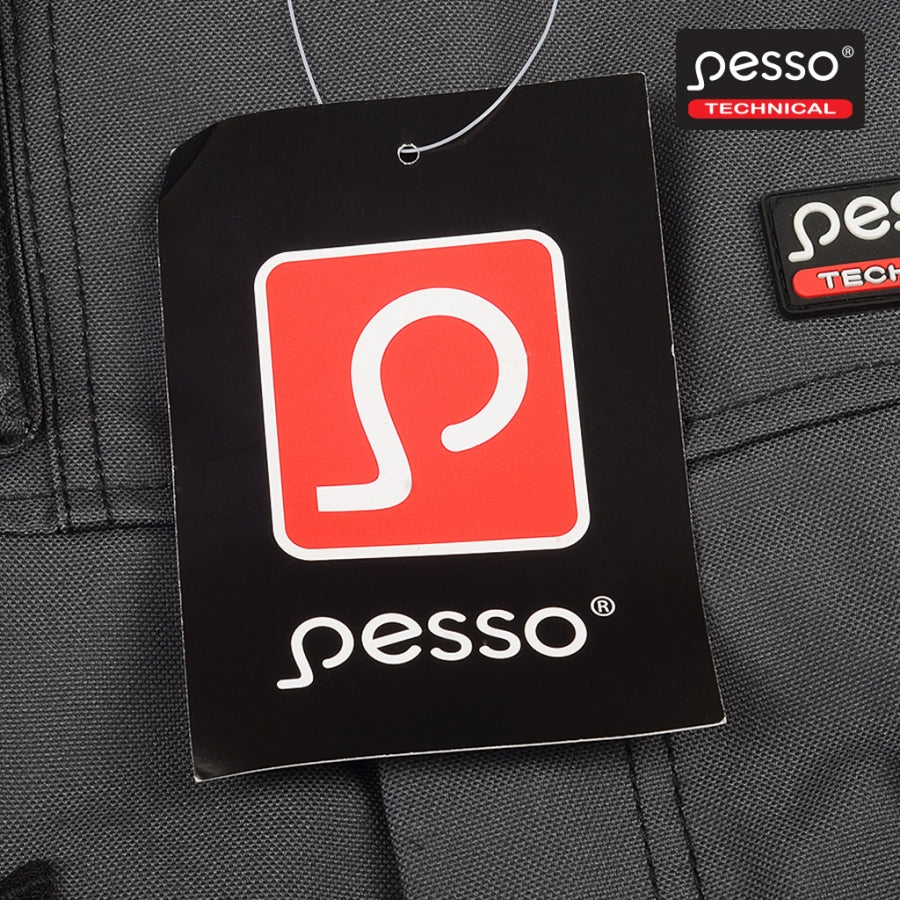 Darba apģērba puskombinezons Pesso Canvas, Pelēks