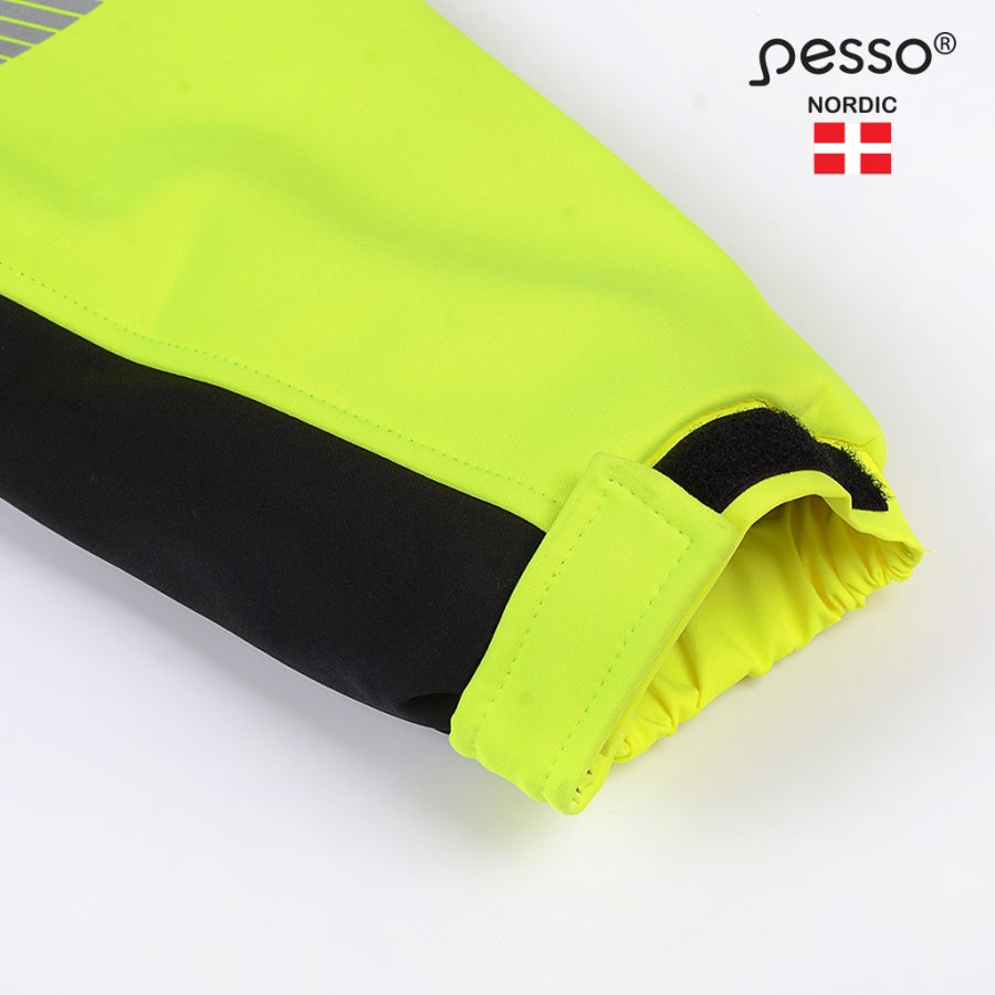 Jaka Softshell Pesso Calgary HI-VIS, Dzeltena