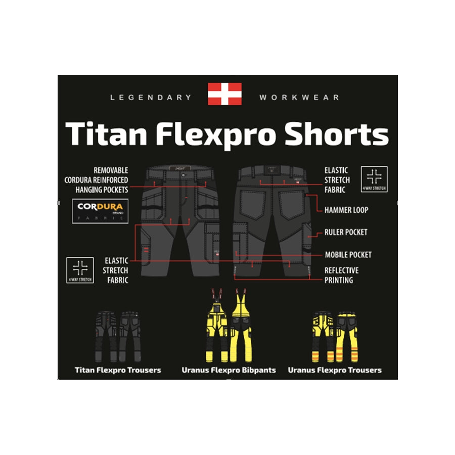 Darba apģērba šorti Pesso Titan Flexpro