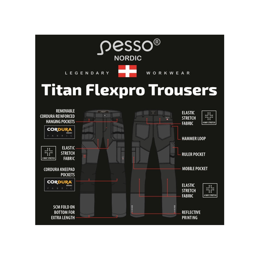 Darba apģērba bikses Pesso Titan Flexpro
