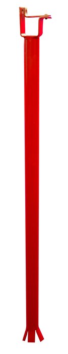 Support post for tiltable roadblocks