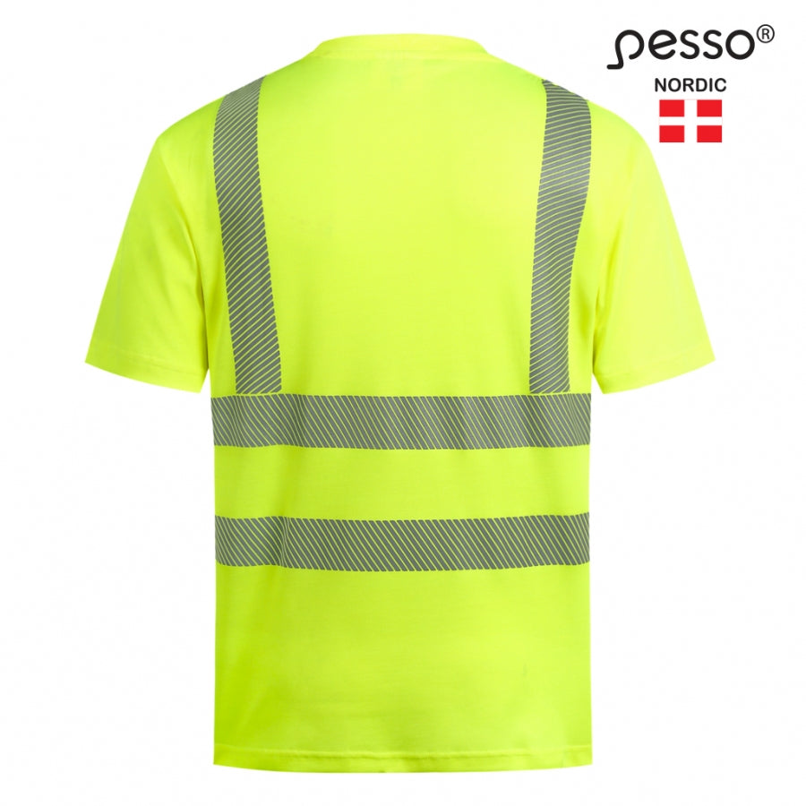 T-krekls High Visibility Pesso HVM, Dzeltens