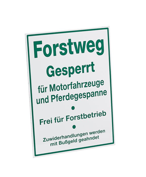 Sign - No Forest Access for Motor Vehicles or Horses and Carts
