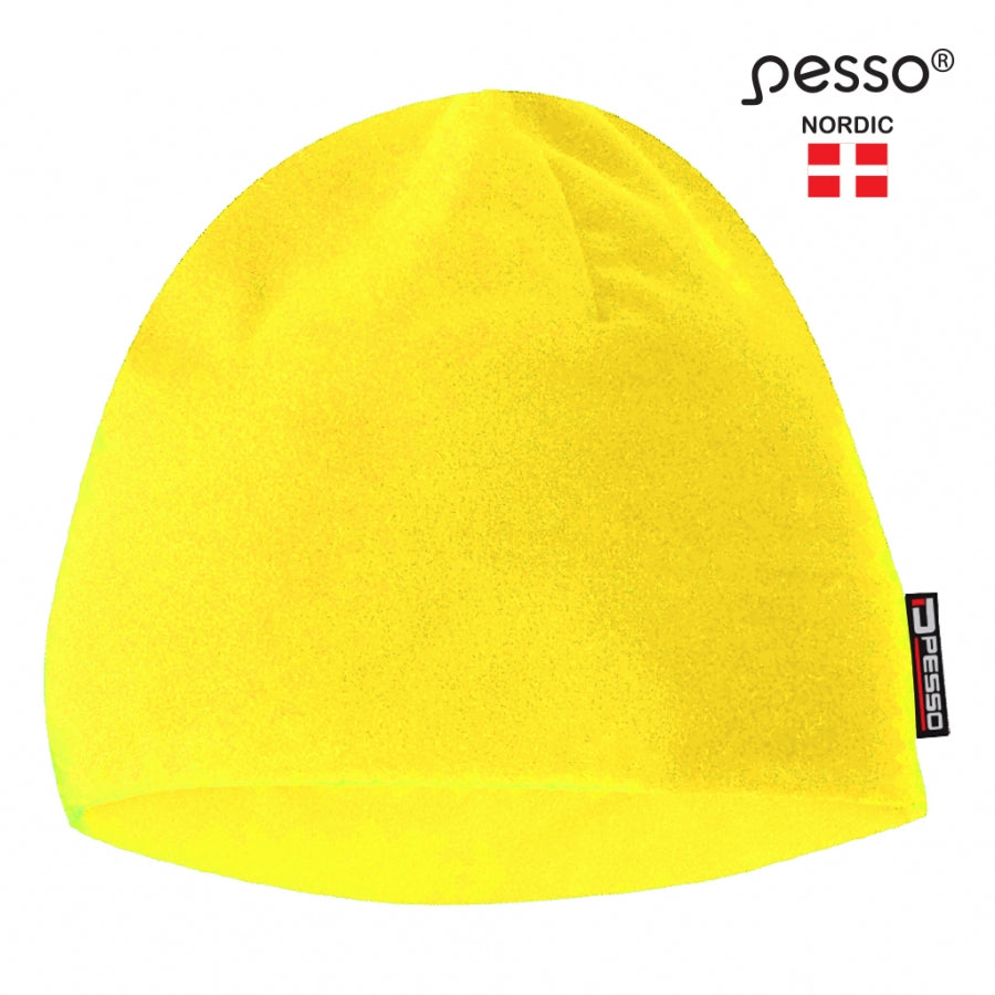 Silta ziemas flīsa cepure Pesso, Dzeltena