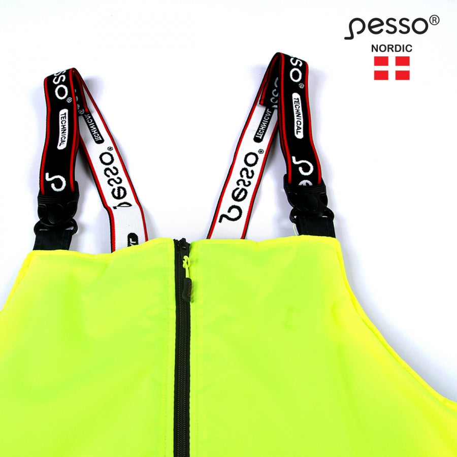 Ūdens atgrūdošs puskombinezons Pesso Montana Hi Vis, Dzeltens