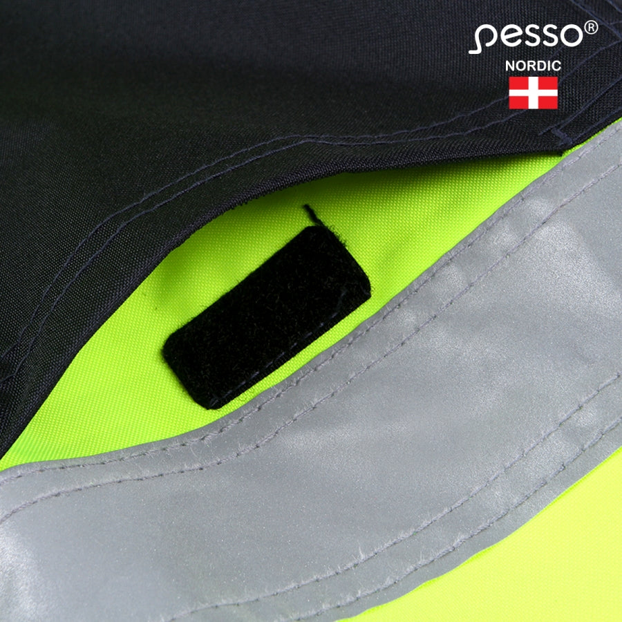 Ūdens atgrūdošs puskombinezons Pesso Montana Hi Vis, Dzeltens